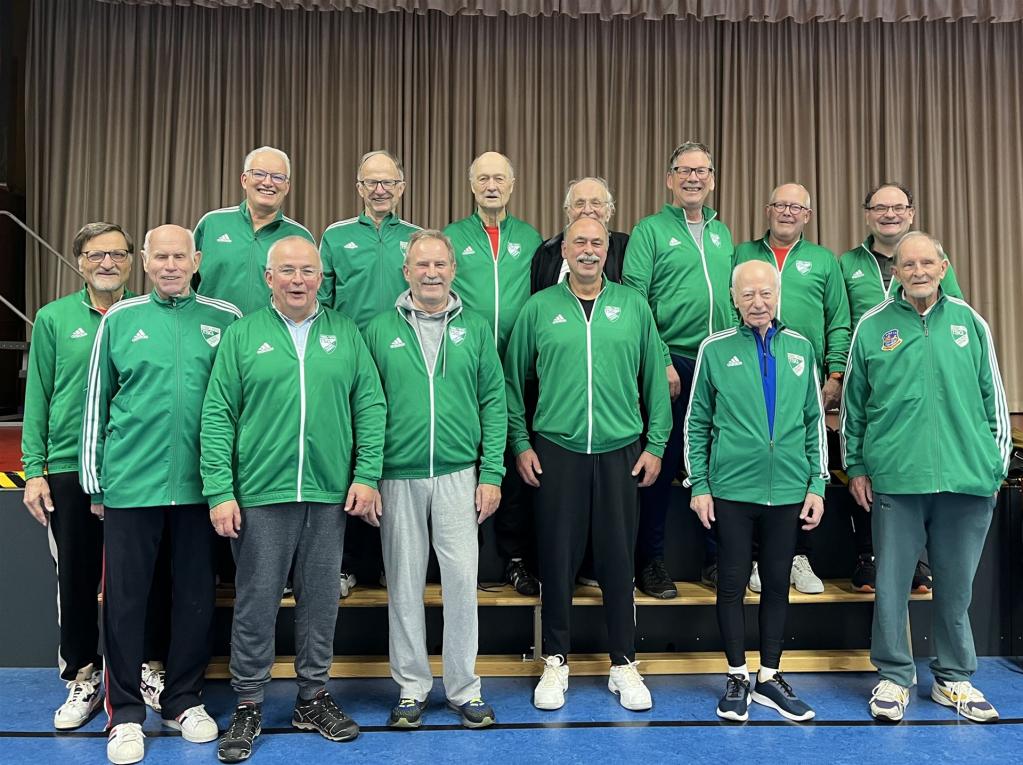 Unsere Herrengymnastikgruppe im Januar 2024